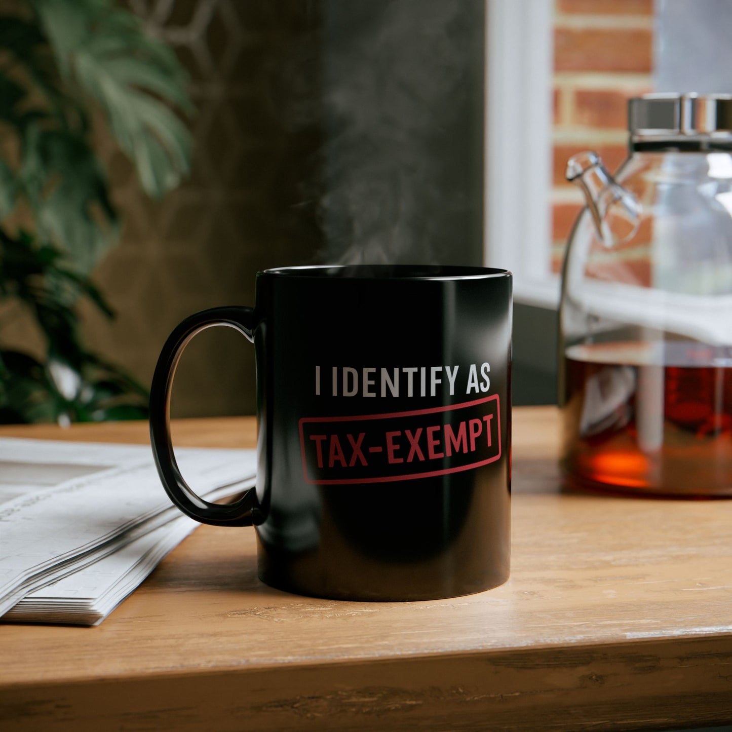 I Identify As Tax-Exempt Mug
