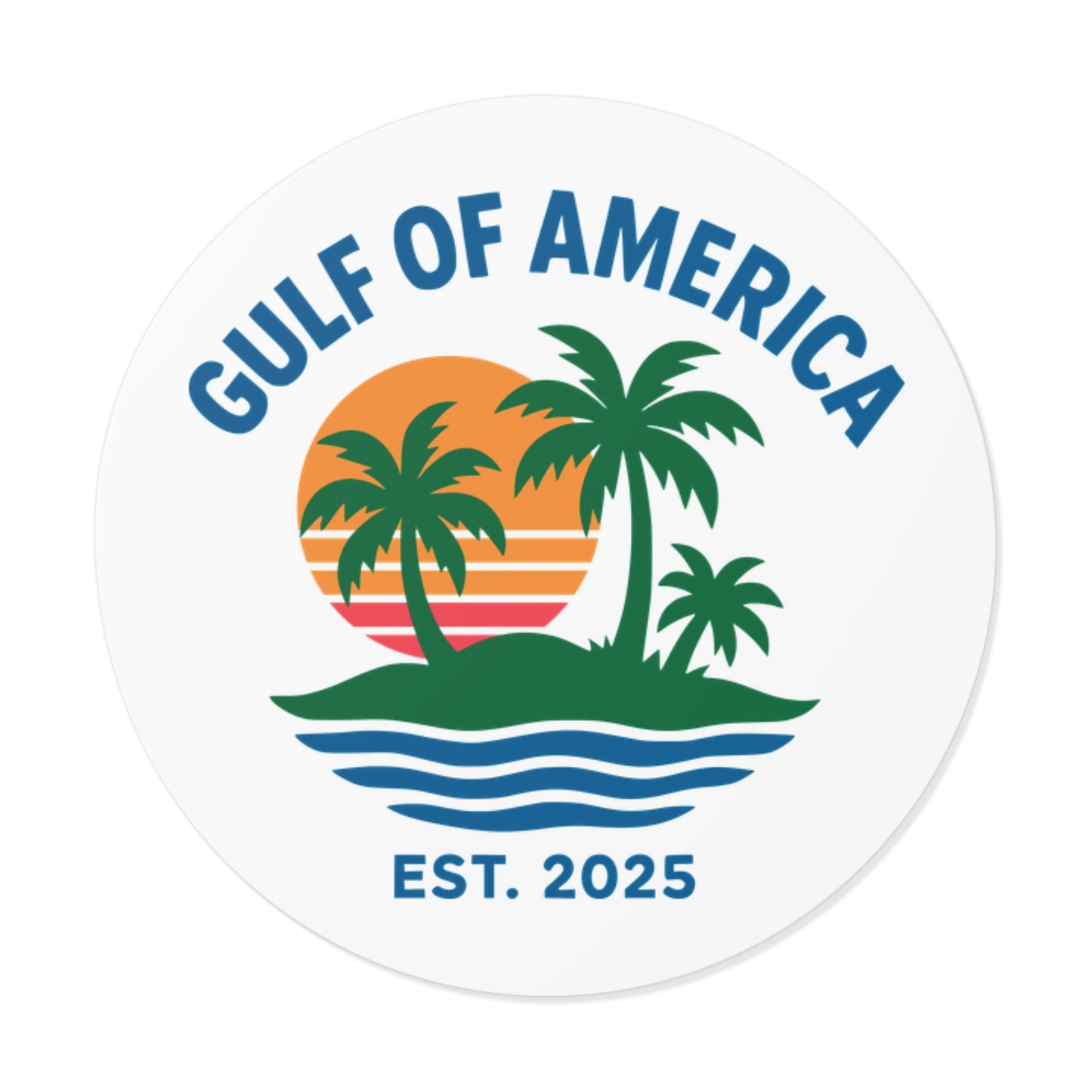 Gulf of America Sticker