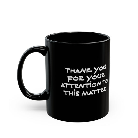 Trump Handwriting Mug - Black