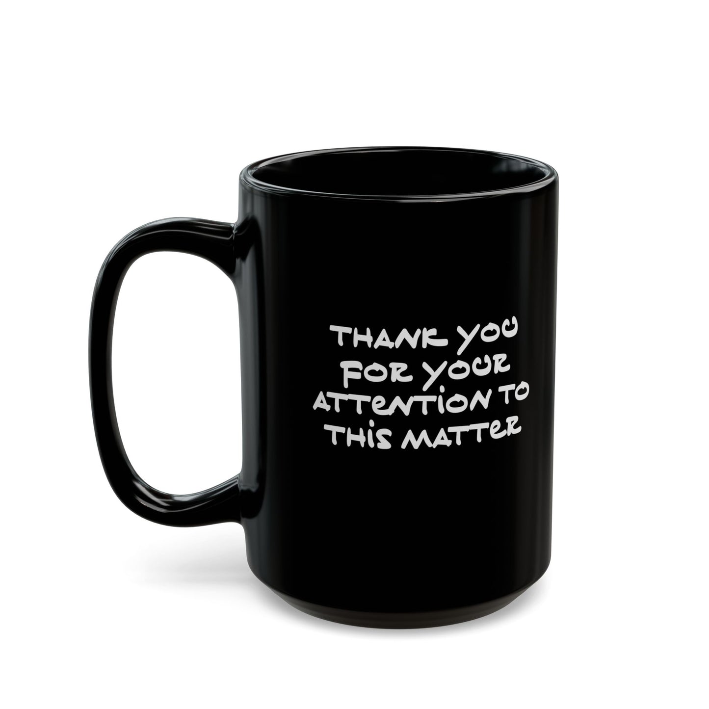 Trump Handwriting Mug - Black