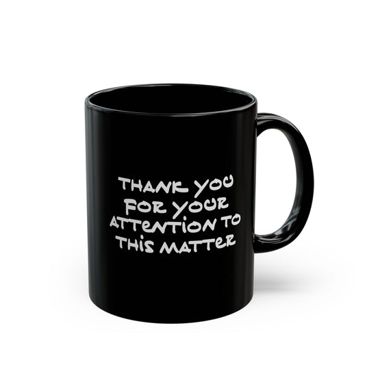 Trump Handwriting Mug - Black