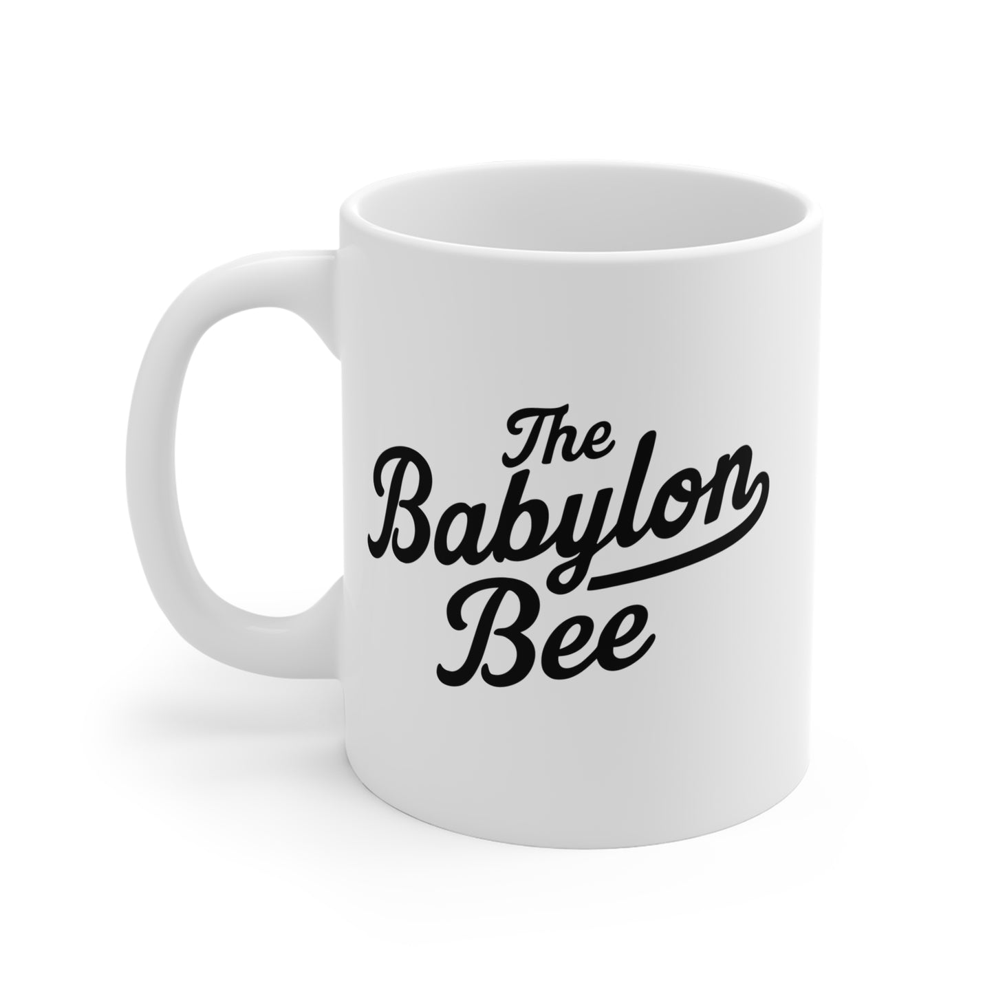 Babylon Bee Script Mug