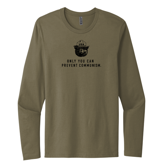 Only You Can Prevent Communism Long Sleeve Cotton Tee