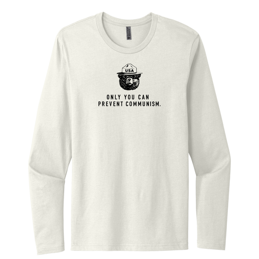 Only You Can Prevent Communism Long Sleeve Cotton Tee