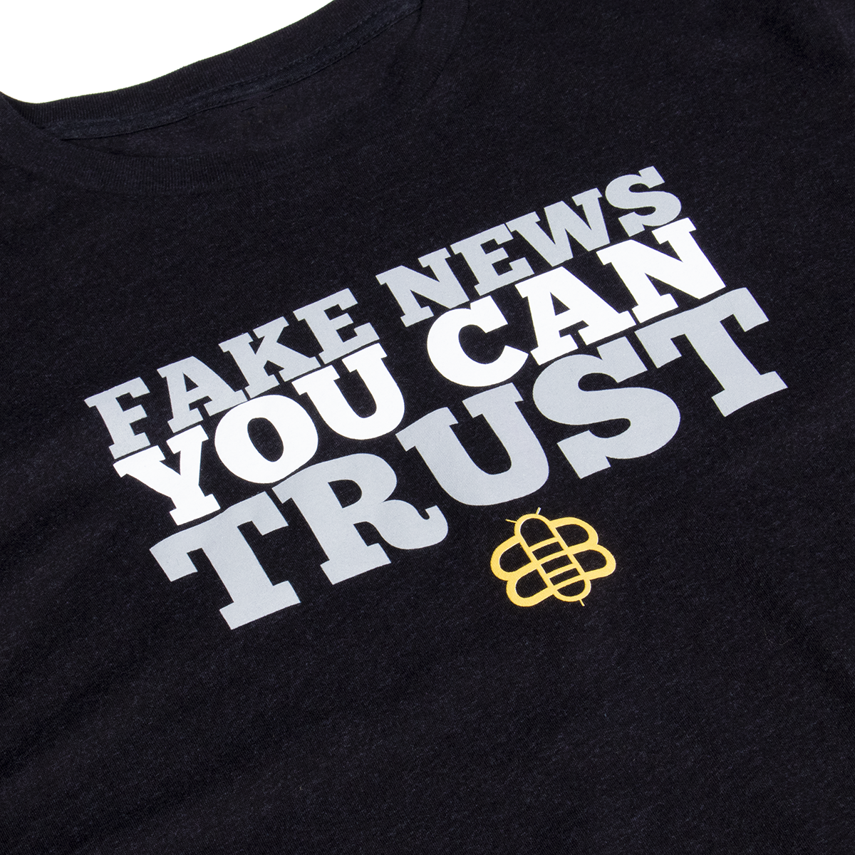 Fake News Long Sleeve - Black Heather