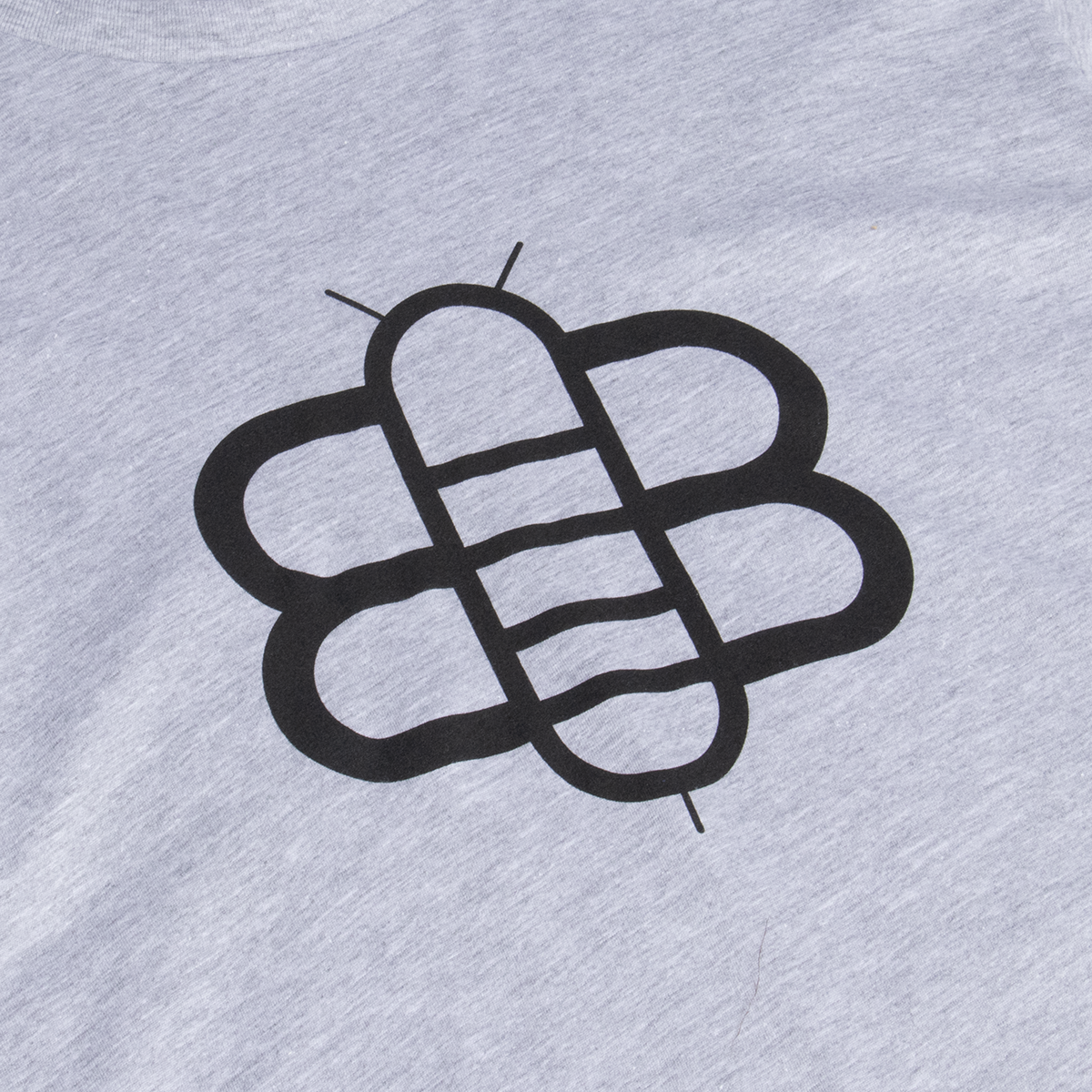 The Bee Long Sleeve - Grey Heather