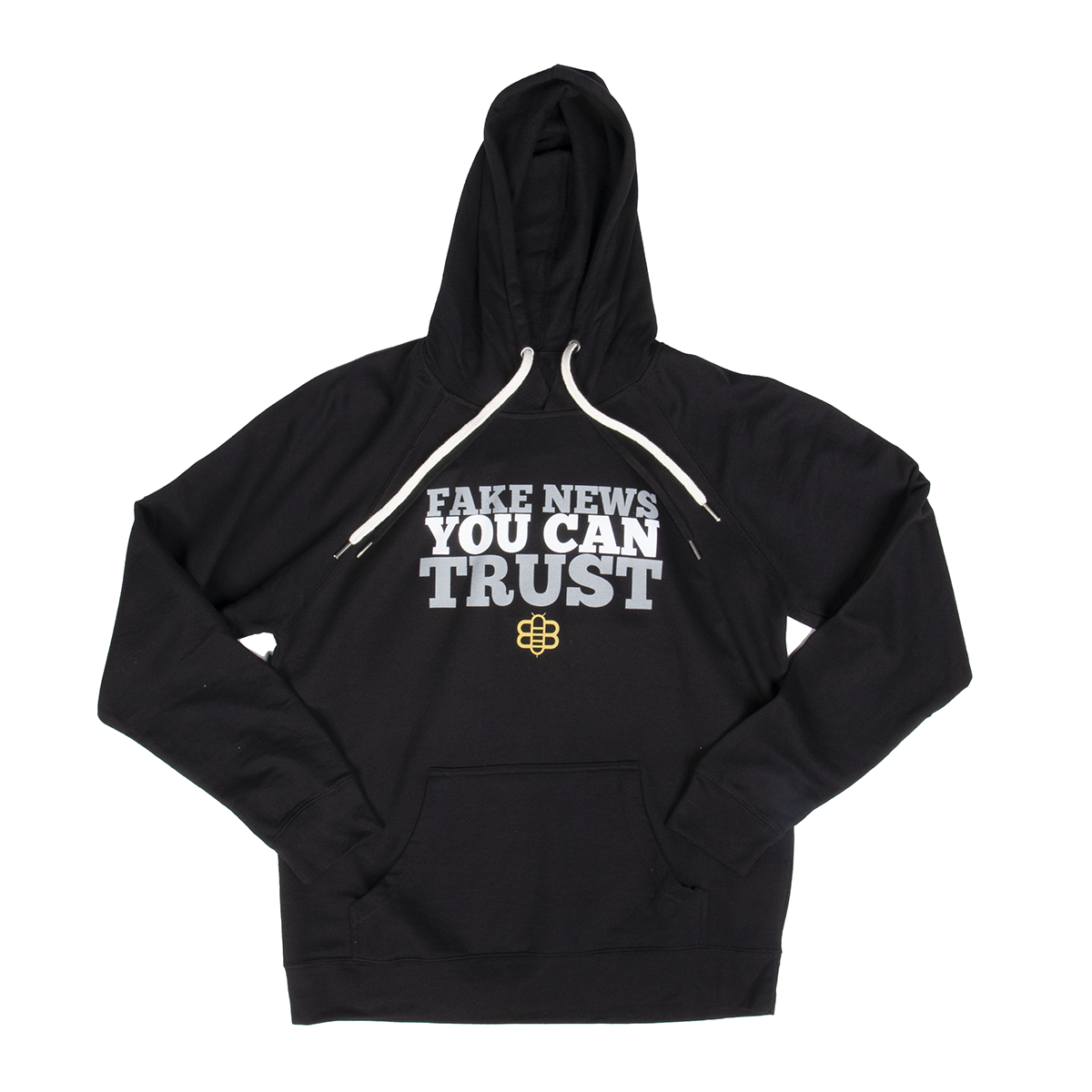 Fake News Hoodie - Black