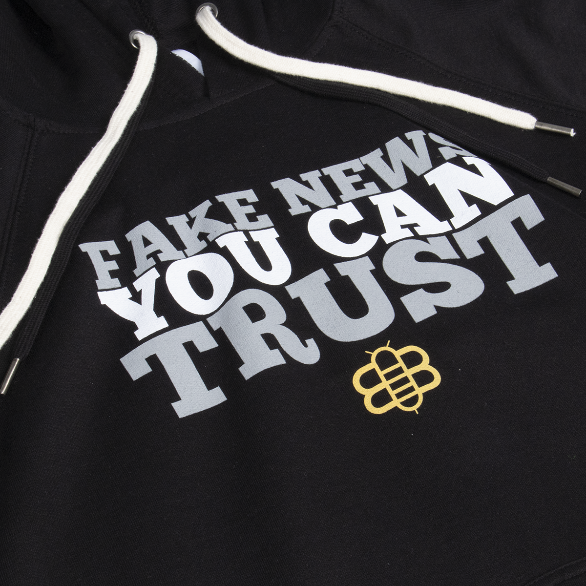 Fake News Hoodie - Black
