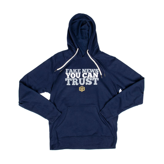 Fake News Hoodie - Navy