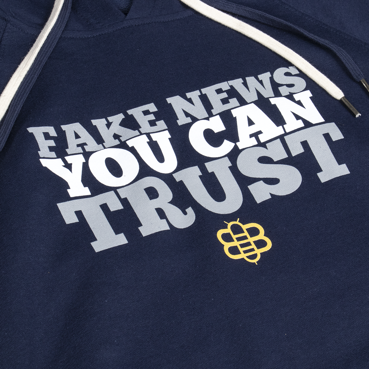 Fake News Hoodie - Navy