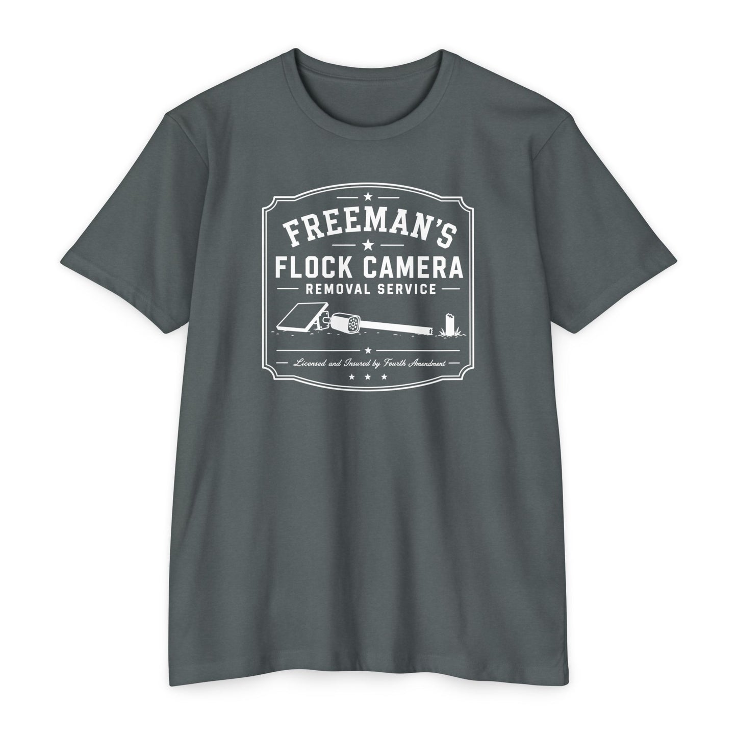 Freeman's Flock Camera Removal Service T-Shirt