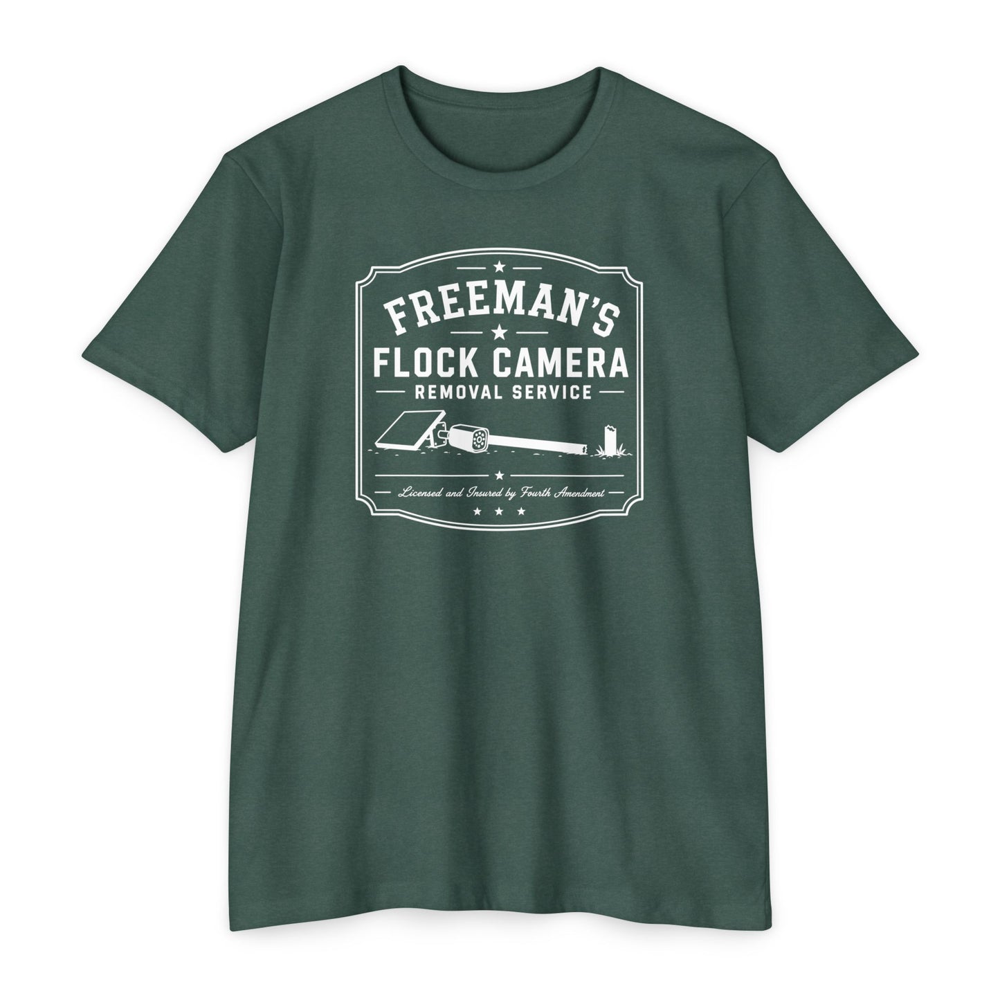 Freeman's Flock Camera Removal Service T-Shirt