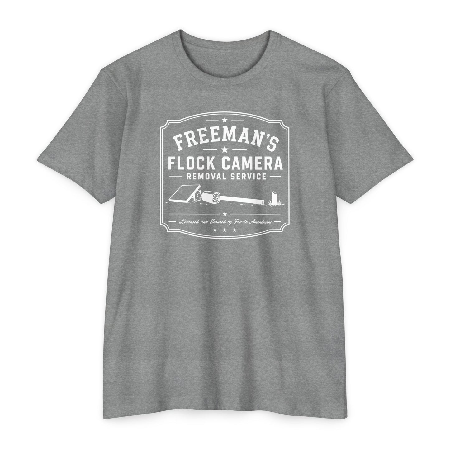 Freeman's Flock Camera Removal Service T-Shirt