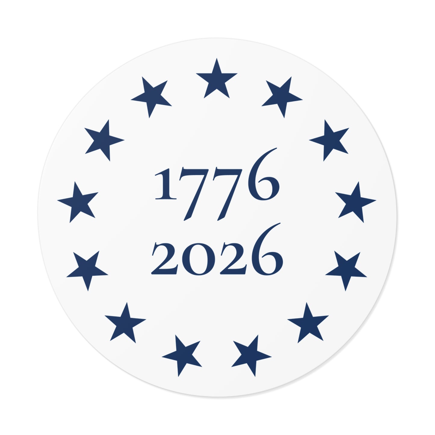 250 Years Vinyl Sticker