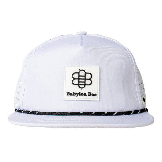 Babylon Bee Rope Hat - White