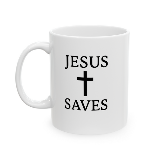 Jesus Saves Mug