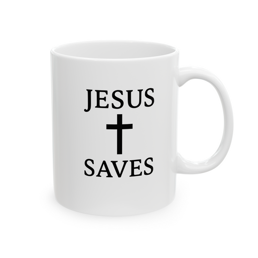 Jesus Saves Mug