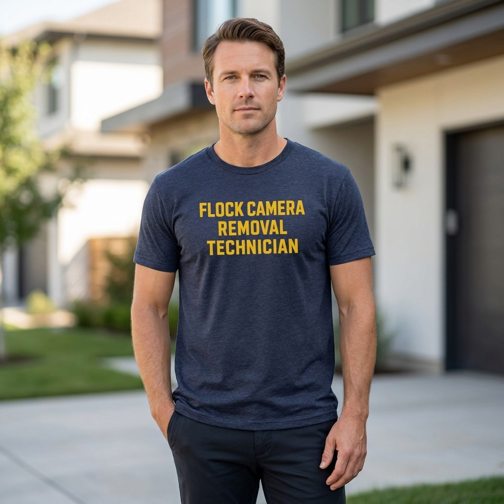 Flock Camera Removal Technician T-Shirt