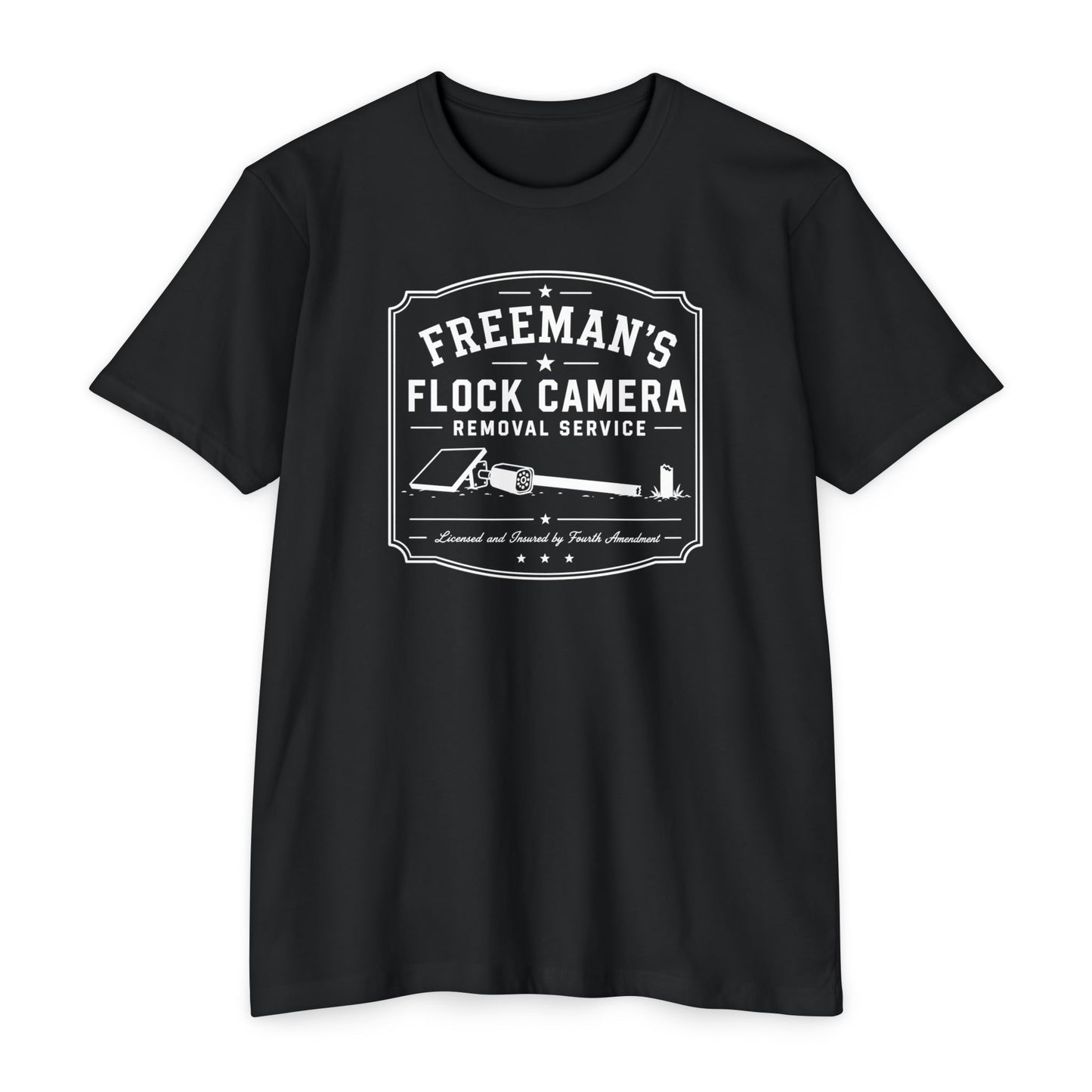 Freeman's Flock Camera Removal Service T-Shirt