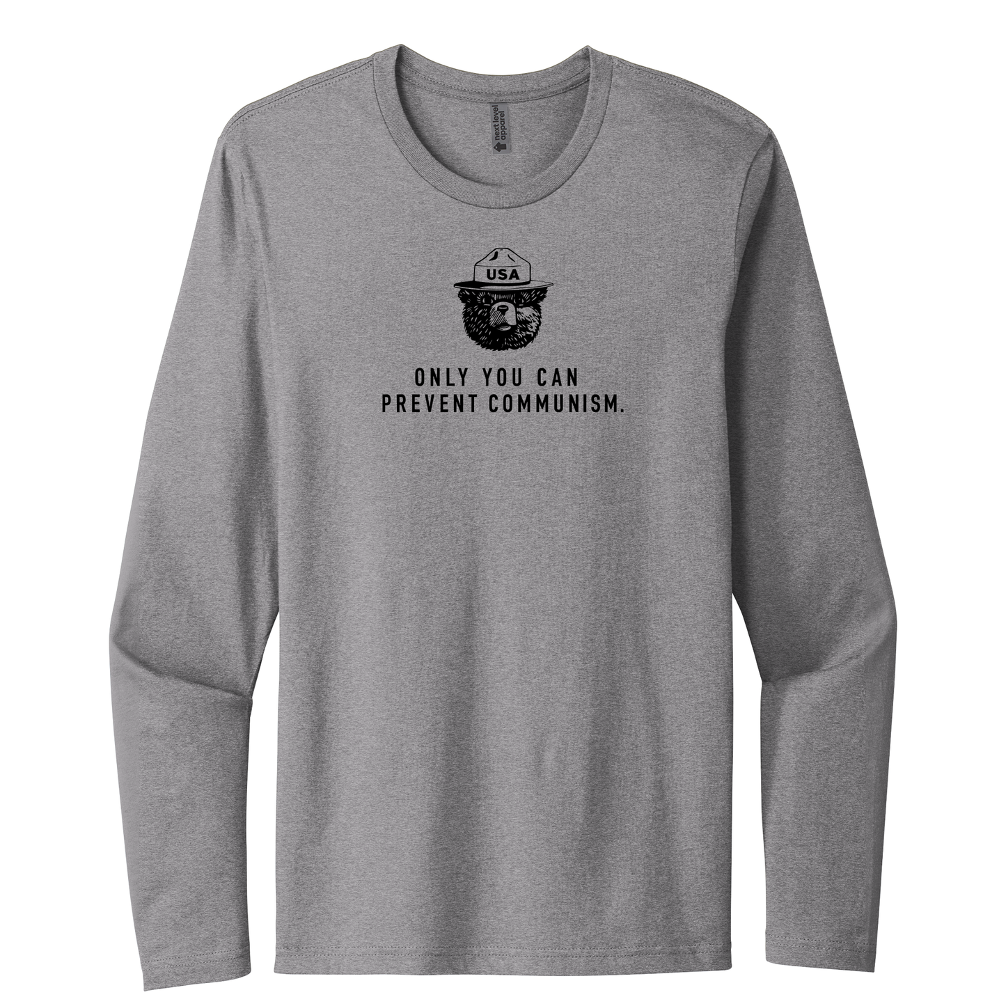 Only You Can Prevent Communism Long Sleeve Cotton Tee