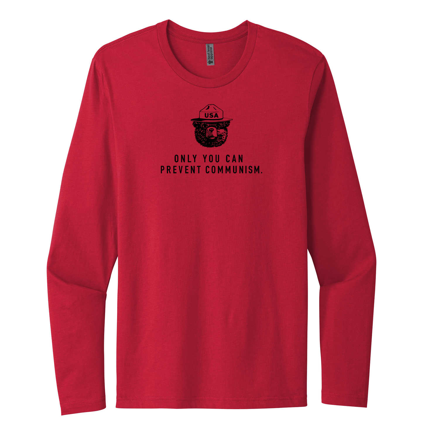 Only You Can Prevent Communism Long Sleeve Cotton Tee