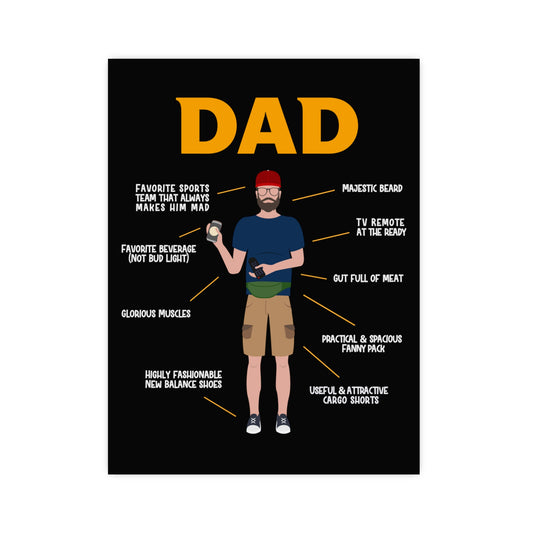 Dad Is The Best Poster