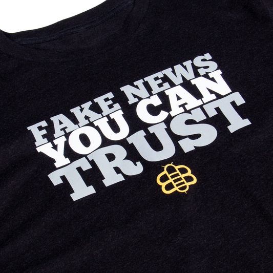 Fake News Long Sleeve - Black Heather