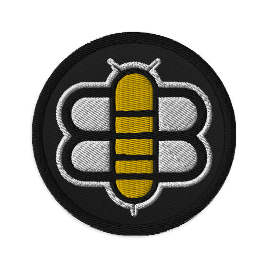 Bee Embroidered Patch