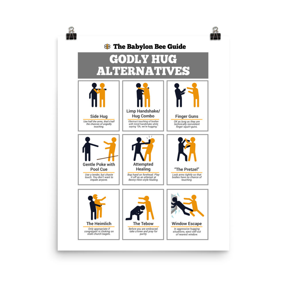 Godly Hug Alternatives Poster